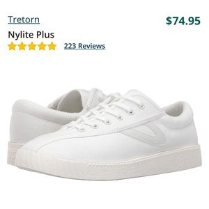 NEVER WORN tretorn lace ups!